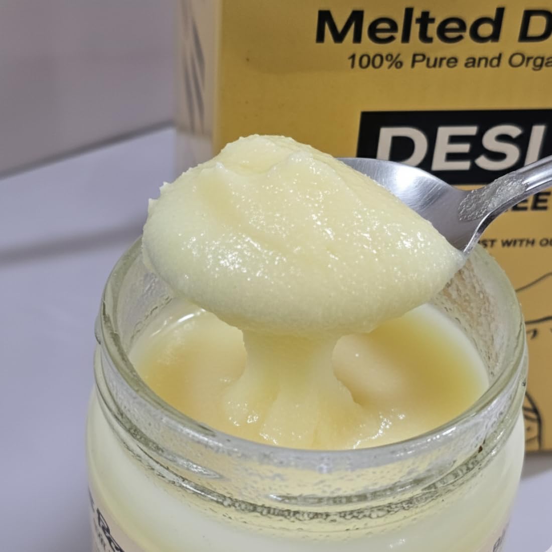 MELTED BLISS® A2 Bilona Buffalo Ghee | 100% Pure Jaffrabadi Breed Grass Fed | Traditional Desi Ghee in Glass Jar | Lab Tested for Purity | for Cooking, Skin & Hair Care (500ml, buffalo A2 Ghee)